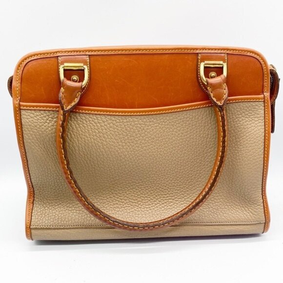 VINTAGE Dooney & Bourke All Weather Leather Satchel - Picture 5 of 11